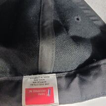 Vintage NY Yankees Black Hat Cap 2001 World Series Wool Blend MLB Back Strap image 2