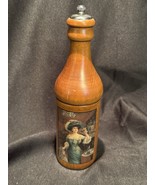 Vintage Wooden Pepsi Cola 75th Anniversary Pepper Grinder - Salt Shaker - $19.76 CAD
