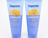 Coppertone Complete 50 UVA UVB Protection Sunscreen 7 oz Lot of 2 BB5/24 - £11.69 GBP