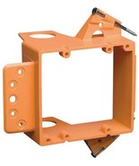 Carlon SC200AR Low-Voltage Bracket 2-Gang Non-Metallic Nail On PVC Orange - $20.80 CAD