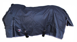 1200D Turnout Waterproof Rain Horse SHEET Light Winter Blanket Black (No - $79.99