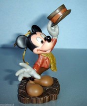 WDCC Disney Classics Mickey Mouse Christmas Carol Ornament Merry Christmas New - £77.79 GBP