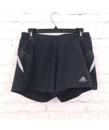 Adidas AdiStar Shorts Womens 10 Black Clima365 Lined Running Athletic Ca... - $15.99