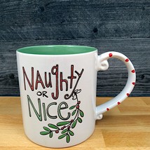 Holiday Coffee Mug Embossed Christmas Cup 21oz 621ml by Blue Sky - £11.15 GBP