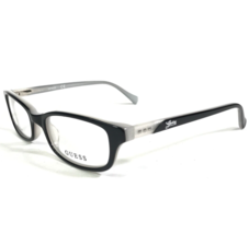 Guess Kids Eyeglasses Frames GU2292 004 Black Grey Rectangular 48-17-135 - £36.59 GBP