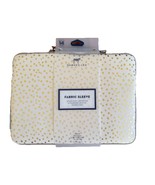Dabney Lee  Gold Polka Dot Computer Laptop Soft Sleeve Zip Bag 13&quot;x9&quot; - $27.42 CAD