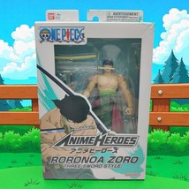 One Piece Anime Heroes Figure Roronoa Zoro Three Sword Style by Bandai N... - $455.00 MXN