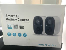 2xSmart Security Cameras Indoor Outdoor Wireless 2.4GHz Wifi New - $29.69