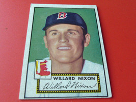 1952  TOPPS   # 269    WILLARD  NIXON    BOSTON  RED  SOX    BASEBALL  !! - £39.50 GBP