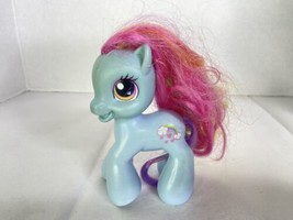My Little Pony MLP Rainbow Dash Blue Toy Figure Brushable Hair 2008 Hasbro - £6.23 GBP