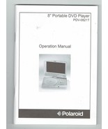 Polaroid 8&quot; Portable DVD Player Model PDV-0821T Replacement Instruction ... - $15.00