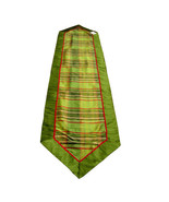 Melrose Table Runner Taffeta Green Plaid 16x72 inches - $20.29 CAD