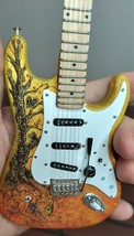 DAVID LOZEAU - Tree of Life Fender Strat 1:4 Scale Replica Guitar ~Axe H... - $33.66