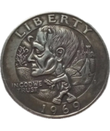 Médaille fantastique de collection unique - 1969 réinterprétation du qua... - $13.30