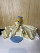 Disney Winnie Pooh Stars Pajamas Crinkle Rattle Teether Security Blanket HTF See - £14.57 GBP