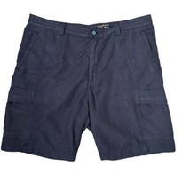 Tommy Bahama Relax Men&#39;s Black Cargo Shorts Pockets marlin Logo Size 38 - $18.80