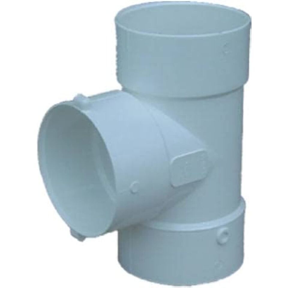PVC Pipe Sewer Drain Bull Nose Tee, 3-In. - $20.03