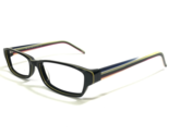 KLiiK Eyeglasses Frames 352 108 Black Yellow Pink Blue Striped Horn 51-1... - $70.06