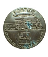 ATCHINSON TOPEKA &amp; SANTA FE  RAILROAD PORTER  BADGE - $24.24
