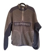 Rare VTG TOMMY HILFIGER Spell Out Color Block Fleece Pullover Sweater 90... - $108.32 CAD