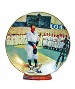 LOU GEHRIG LUCKIEST MAN Legends of Baseball Plate 1993 by Delphi Bradex - £7.83 GBP