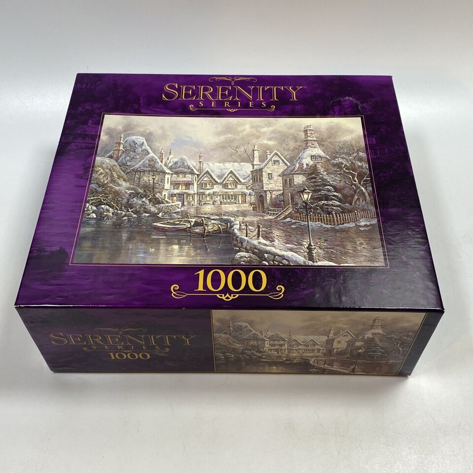 RoseArt "Willow Creek Mill" Serenity Series 1000 pc Jigsaw Puzzle -Brand New - $7.35