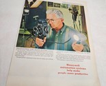 Honeywell Auto Strobonar 660 Flash Man with Camera Vintage Print Ad 1967 - £4.69 GBP