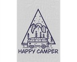 Alized rally towel adventure themed happy camper design soft and absorbent 11 x 18 thumb155 crop