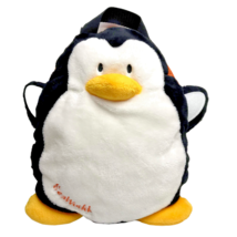 SeaWorld Penguin Plush Kids Backpack Toddler Child Rucksack Mesh Pocket Soft 12&quot; - £11.77 GBP