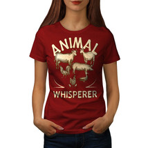 Wellcoda Animal Whisperer Farmer Womens T-shirt, Funny Casual Design Printed Tee - £14.78 GBP+