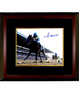 Victor Espinoza signed 8x10 Photo Custom Framed 2015 Belmont Stakes Hors... - £131.96 GBP