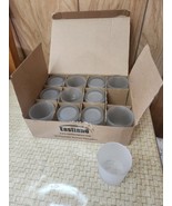 Eastland Set of 12 Boxed Frosted 4 Oz Glass Votive Candle Holders NIB 2.... - $23.99