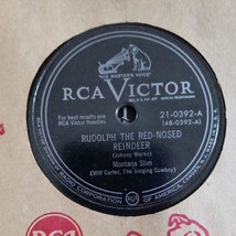 78 rpm record Montana Slim Original Rudolph The Red-nosed Reindeer 1950 ... - £24.91 GBP
