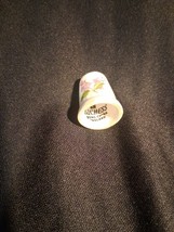 Flowers Duchess Bone China Thimble Vintage Souvenir Collectible - $2.99