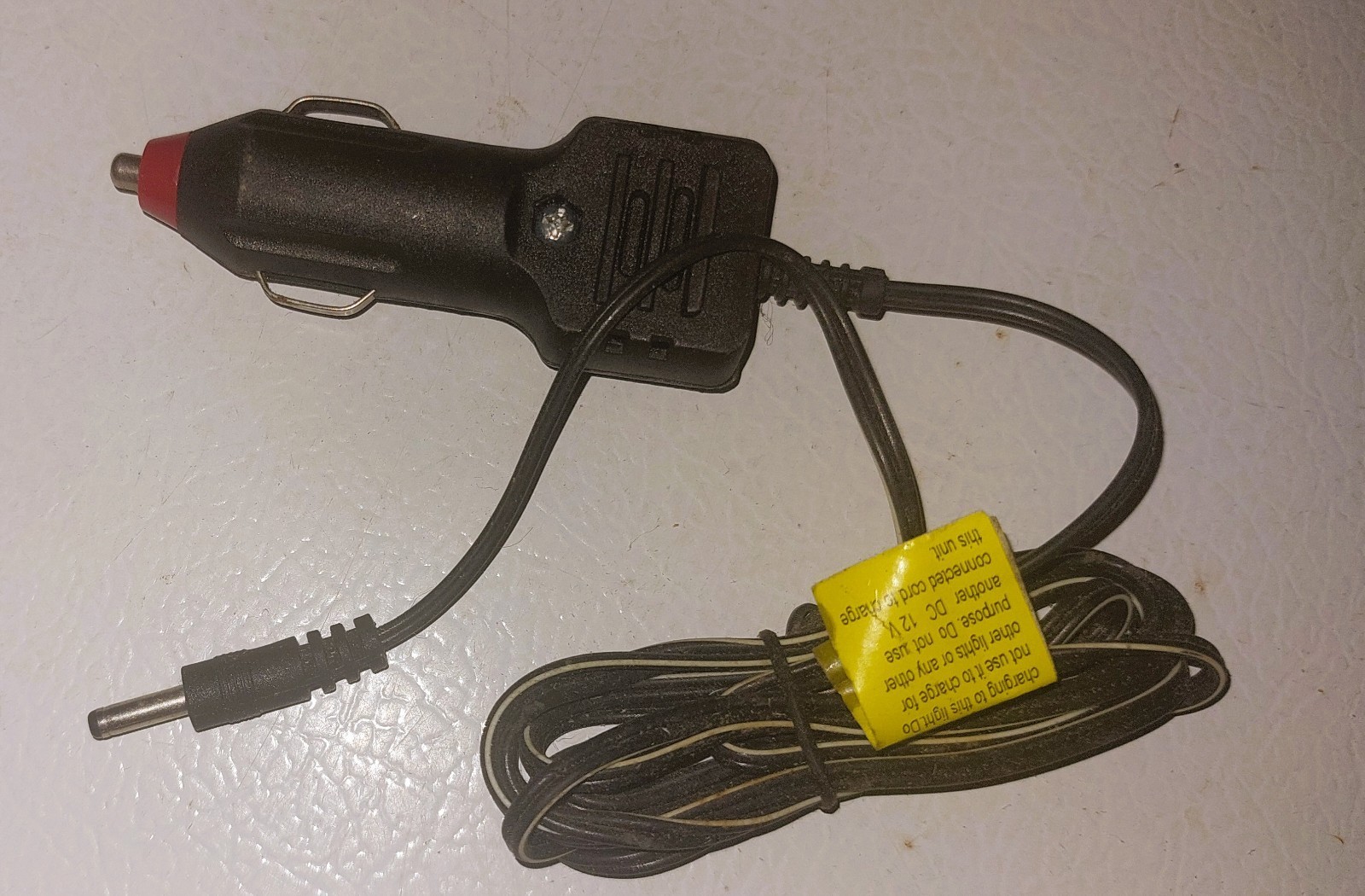 Cigarette lighter power plug /charger small pin type end - $2.91