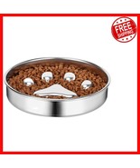 Innovative 304 Stainless Steel Slow Feeder for Interactive Dog Dining Ex... - $627.36 MXN