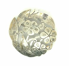 Sterling Handwrought Stavre Gregor Panis Flower Pin (#J5235) - £104.73 GBP