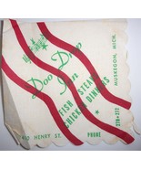 Vintage Doo Drop In Muskegon Michigan Paper Napkin - $1.99