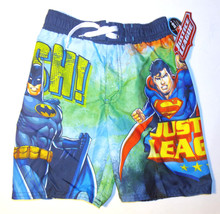 DC Comics Justice League Boys Swim Shorts Mesh Lining Sizes 4 or 5-6 NWT - £8.92 GBP