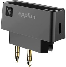 Eppfun Bluetooth 5.2 Transmitter For Airplane To Headphone, Dual Connection - $38.95