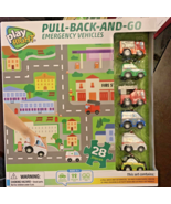Play Right Pull Back and Go 6  Emgy Vehicles Activity Play Set Brand New... - $27.12 CAD
