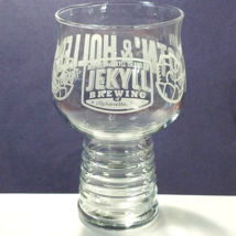 JEKYLL BREWING Double IPA Ribbed Base Hootn&#39; &amp; Hollern&#39; Glass Rare - $22.98