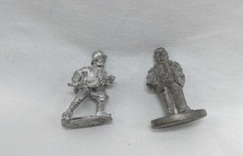 Lot Of (2) Miner And Mayor Metal Miniature RPG 1.25&quot; - $28.50