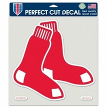 Boston Red Sox MLB 8&quot;x 8&quot; Perfect Die Cut Decal Sticker Team Color Logo Car Auto - £7.47 GBP