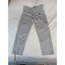 Nike Kids Baseball Pants Gray Engineered Fit Size S Youth - $13.25