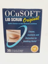 OCUSOFT LID SCRUB PLUS EYELID CLEANSER Pack Of 18 Exp. 08/25 - $6.95