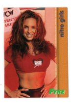 1998 Topps WCW/nWo Nitro Girl Fyre #58 Rookie Wrestling Card - Diva Model Dancer - $1.75