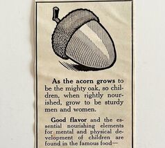 1916 Grape Nuts Cereal Acorns Advertisement Food Ephemera DWMYC4 - $28.01 CAD