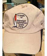 Friends Of Barnegat Lighthouse State Park NJ Adjustable Hat Tan *Pre-Own... - £14.68 GBP