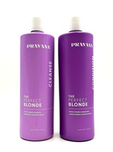 Pravana The Perfect Blonde Purple Tonning Shampoo & Conditioner 33.8 oz - $65.29